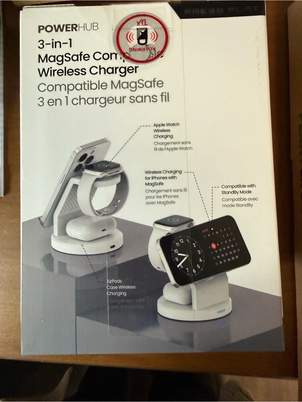 3-in-1 MagSafe Compatible Wireless Charger